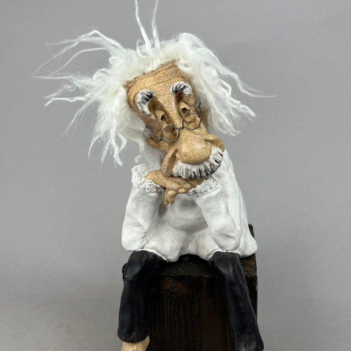 Anna Em - Einstein LARGE - hand made, Antiek en Kunst, Kunst | Designobjecten