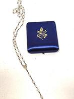 Chapelet - Rare rosé perlée Vatican Papal - Boîte très rare