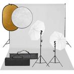 vidaXL Fotostudioset met verlichtingsset, achtergrond en, Audio, Tv en Foto, Verzenden, Nieuw