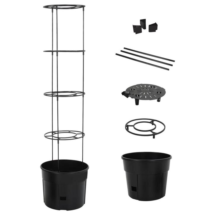 vidaXL Tomatenkweekpot ø39x150 cm polypropeen, Jardin & Terrasse, Pots de fleurs, Envoi