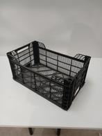 Zwarte kunststof agrikrat 500x300x240 mm geperforeerd, Ophalen of Verzenden