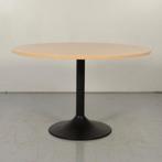 Kantinetafel Solidesk - Eiken blad - 120 cm ø, Ophalen of Verzenden, Gebruikt