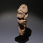 Taino, Caribisch gebied Been Schedelamulet. 11 cm H. Zeer, Verzamelen