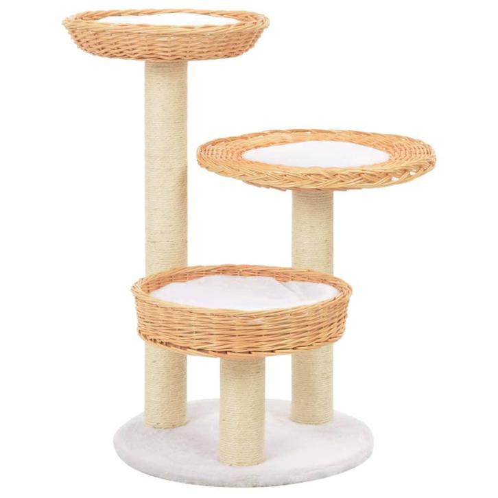 vidaXL Kattenkrabpaal met sisal krabpaal natuurlijk, Dieren en Toebehoren, Katten-accessoires, Nieuw, Verzenden