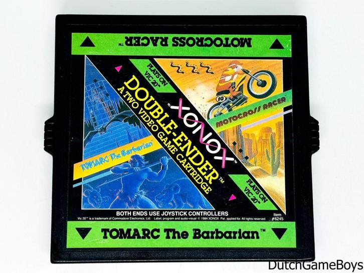 Commodore Vic-20 - Double Ender - Tomarc The Barbarian / Mot, Games en Spelcomputers, Games | Overige, Gebruikt, Verzenden