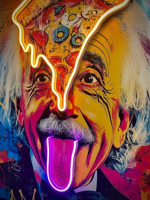 LEDMansion - Genius Theory Einstein V.1. | Led Wall Artwork, Antiek en Kunst, Kunst | Designobjecten