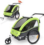 Fietsaanhanger - Kinderaanhanger - Max. 40kg - Groen - KESSE, Enfants & Bébés, Buggys, Verzenden