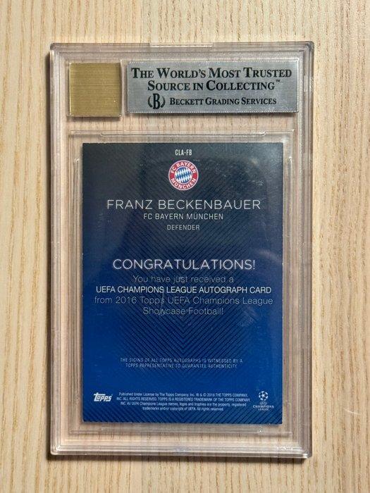 2015/16 Topps UEFA CL Showcase Franz Beckenbauer AUTOGRAPH -, Verzamelen, Stickers