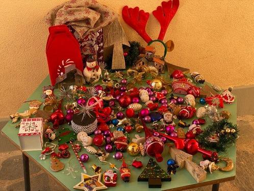 Kerstdecoratie Lotto con + di 150 ornamenti di Natale (150), Antiek en Kunst, Antiek | Speelgoed