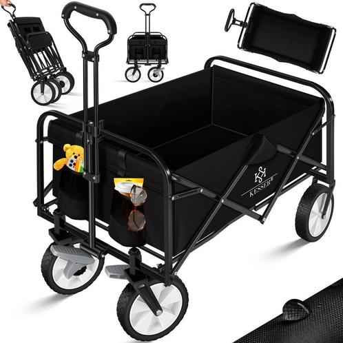 KESSER® Bolderkar - Opvouwbaar - Bolderwagen  - Zwart •, Huis en Inrichting, Woonaccessoires | Overige, Verzenden