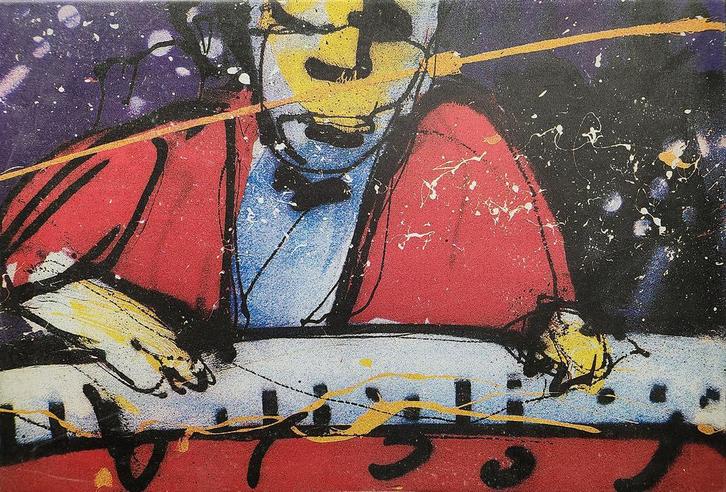 Herman Brood – Artprint op Canvas, Antiek en Kunst, Kunst | Overige Kunst