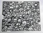 Kev Munday (1986) - Were All Here -Screen print - Black