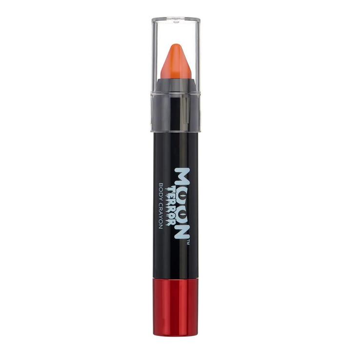 Moon Terror Halloween Body Crayons Pumpkin Orange 3.2g, Hobby en Vrije tijd, Feestartikelen, Nieuw, Verzenden