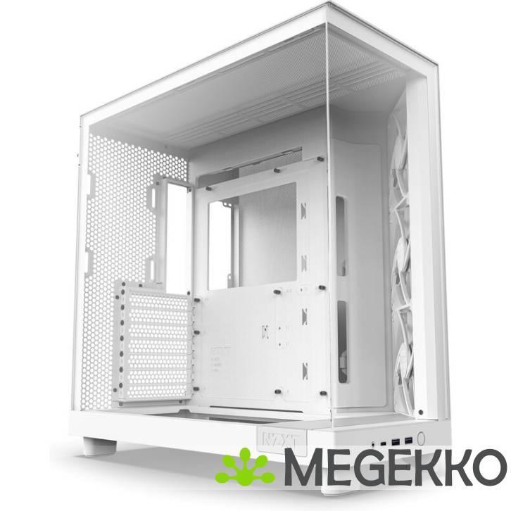 NZXT H6 Flow White, Computers en Software, Computerbehuizingen, Nieuw, Verzenden