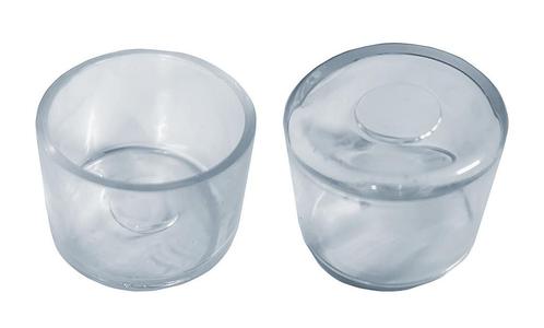 Flexibele stoelpootdop (omdop, rond, 40 mm, transparant) [O, Doe-het-zelf en Bouw, IJzerwaren en Bevestigingsmiddelen, Nieuw, Verzenden