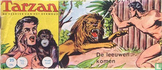Tarzan - De leeuwen komen - 1961, Boeken, Stripverhalen, Zo goed als nieuw, Eén stripboek, Verzenden