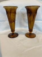 George Davidson - Vaas (2) - Glas - Art Deco glazen vazen, Antiek en Kunst