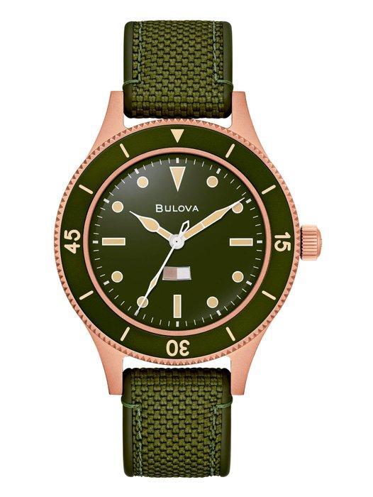 Bulova - Collezione Military Mil-Ships Bronze 150, Handtassen en Accessoires, Horloges | Heren