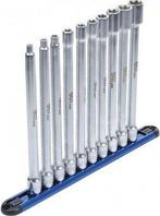 Dopsleutelset E-profiel XXL 10 mm (3/8) E6 - E20 10-dlg, Verzenden, Nieuw