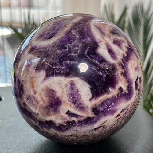 amethist Fine Polished Amethyst Sphere - Hoogte: 11.05 cm -, Verzamelen, Mineralen en Fossielen
