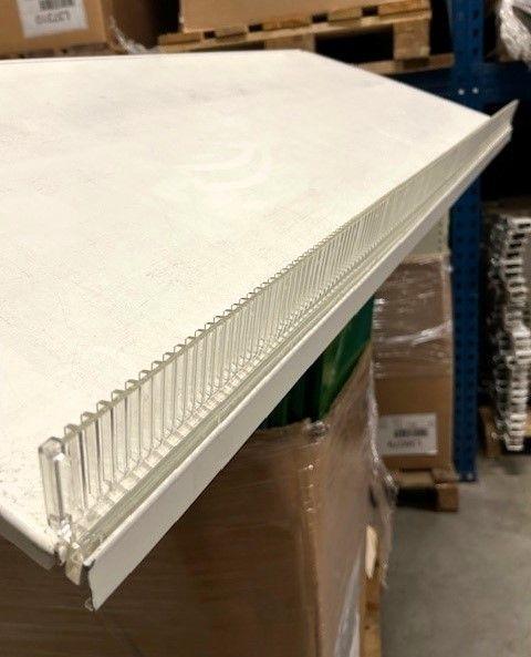 Tego Plexiglas voorzetrand 133 x 4,5 cm, Zakelijke goederen, Kantoor en Winkelinrichting | Magazijn, Stelling en Opslag