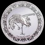 Niue. 2 Dollars 2020 - Serie Celestial Animals - Fenix rojo,