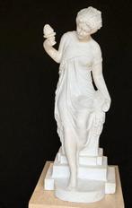 Beeld, Fanciulla Classica - 83 cm - Carrara marmer, Antiek en Kunst