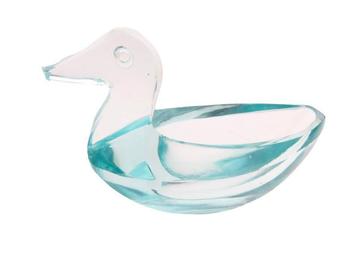 Miniatuur eend - bakje van glas, Verzamelen, Poppetjes en Figuurtjes, Verzenden, Gebruikt