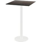 Inklapbare Statafel | URBAN | HPL/RVS | Houtlook Blad | Wit, Articles professionnels, Verzenden