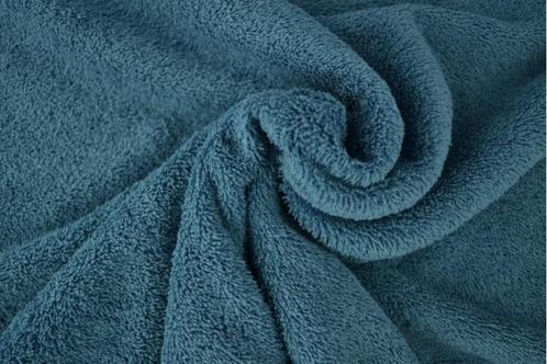 10 meter badstof staalblauw - 150cm breed, Hobby en Vrije tijd, Stoffen en Lappen, 120 cm of meer, 200 cm of meer, Blauw, Nieuw