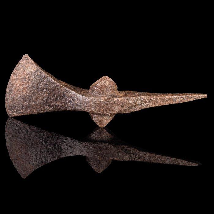 Viking IJzeren bijl met beitel (Zonder Minimumprijs), Antiek en Kunst, Antiek | Overige Antiek