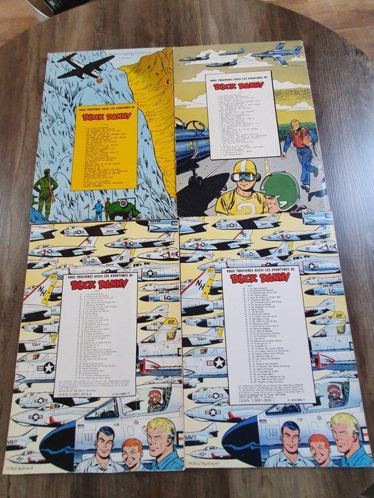 Buck Danny - 4x B - 4 Album - Eerste druk - 1968/1979, Livres, BD