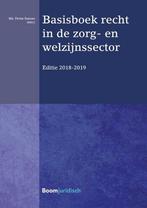 Basisboek recht in de zorg- en welzijnssector 2018-2019, Boeken, Studieboeken en Cursussen, Verzenden, Gelezen