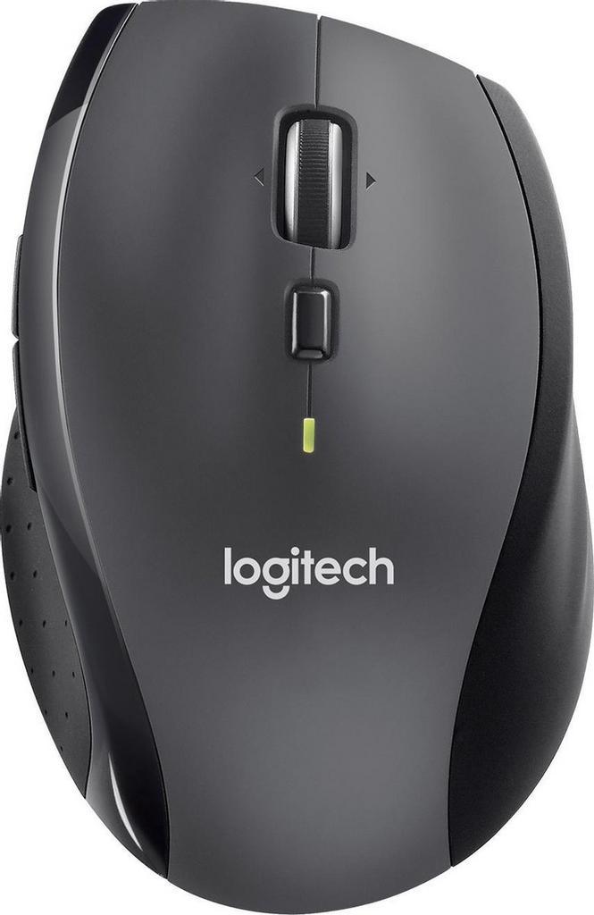 Draadloze Marathon Muis - USB - Rechtshandig - Grijs Logi..., Computers en Software, Muizen, Nieuw, Verzenden