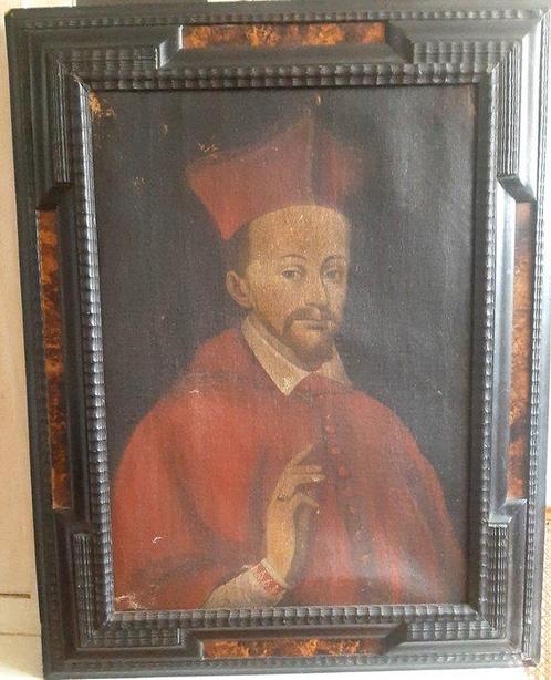 Scuola Italiana (XVII-XVIII) - Ritratto di vescovo, Antiek en Kunst, Kunst | Schilderijen | Klassiek