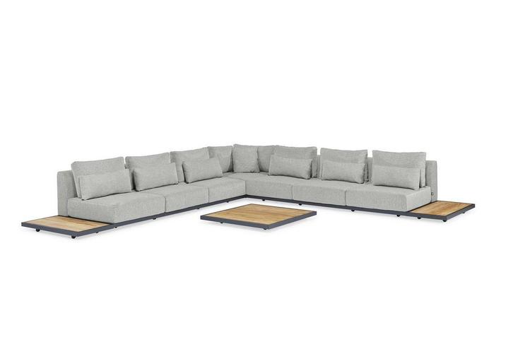 Suns Kota hoekbank soft grey XL SALE |, Tuin en Terras, Tuinsets en Loungesets