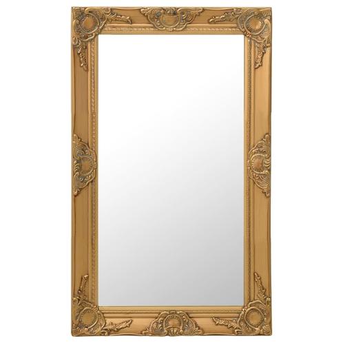 vidaXL Wandspiegel barok stijl 50x80 cm goudkleurig, Maison & Meubles, Accessoires pour la Maison | Miroirs, Envoi