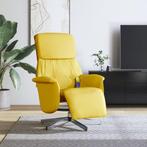 vidaXL Massagestoel verstelbaar met voetensteun stof, Huis en Inrichting, Fauteuils, Verzenden, Nieuw