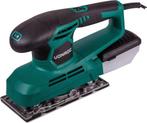 VONROC Vlakschuurmachine 240W – 90x187mm - Met stofopvangbox, Doe-het-zelf en Bouw, Ophalen of Verzenden, Nieuw