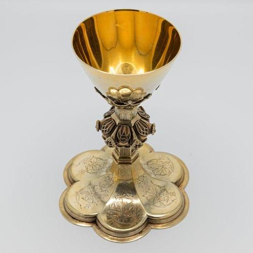Coupe en argent, néo-gothique, XIXe siècle - Argent -, Antiek en Kunst, Kunst | Niet-Westerse kunst