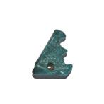 Oude Egypte, Nieuwe rijk Faience Gier amulet - 12 mm