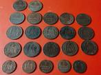 Frankrijk. Lot de 22 monnaies en bronze (1 Centime et 2