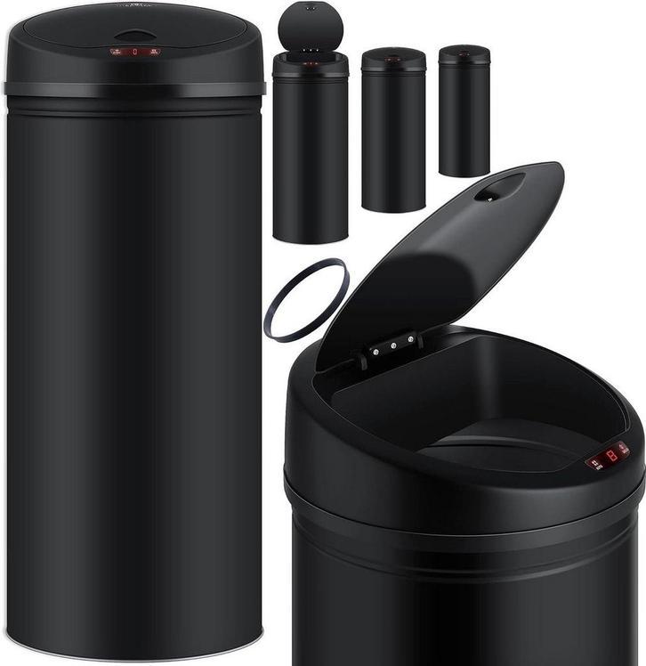 Prullenbak met sensor - Afvalbak - Vuilnisbak - 40 Liter - Z, Huis en Inrichting, Woonaccessoires | Prullenbakken, Nieuw, Verzenden