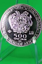Arménie. 500 Dram 2021 1 oz Argento .999 – Noah’s Ark (Sans