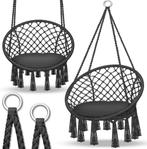 Hangstoel - Binnen & Buiten - Hangschommel - Tot 200kg - Zwa, Verzenden, Nieuw