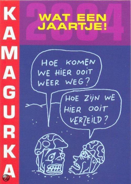 Kamagurka satirische terugblik op 2004 9789061697565, Boeken, Stripverhalen, Gelezen, Verzenden