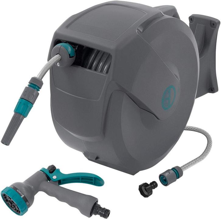 Slanghaspel 30m+2m slanghaspel Aan de muur gemonteerde slang, Doe-het-zelf en Bouw, Gereedschap | Overige machines, Verzenden