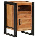 vidaXL Nachtkastje 40x40x59 cm Massief hout Acacia, Verzenden, Nieuw