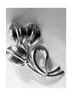 Hermann Siersbol - Argent Sterling 925 - Broche, Antiek en Kunst