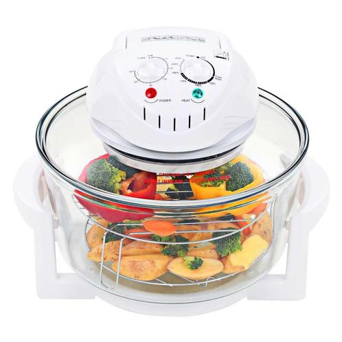 vidaXL Halogeen heteluchtoven met uitbreidingsring 1400 W 17, Elektronische apparatuur, Overige elektronische apparatuur, Nieuw